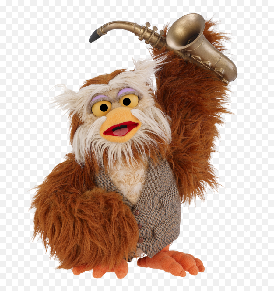 Pin - Sesame Street Hoots Saxophone Emoji,Old Guys Muppets Emotions