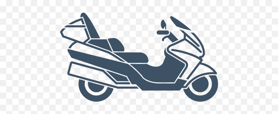 Moto Scooter Motorcycle Maxiscooter Transport Vehicle - Ride Motorcycle Vector Emoji,Motorcycle Emoticons For Facebook