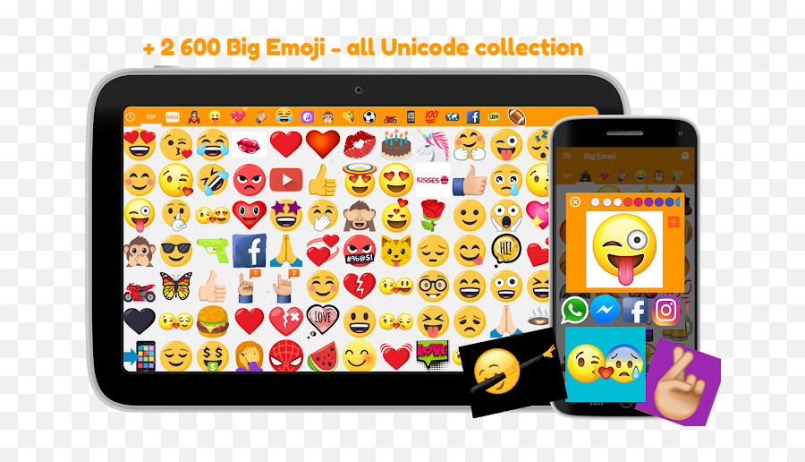 Large Emoji For All Chat Messengers Apk - Big Emoji Large Emoji For All Chat Messengers,Ar Emoji