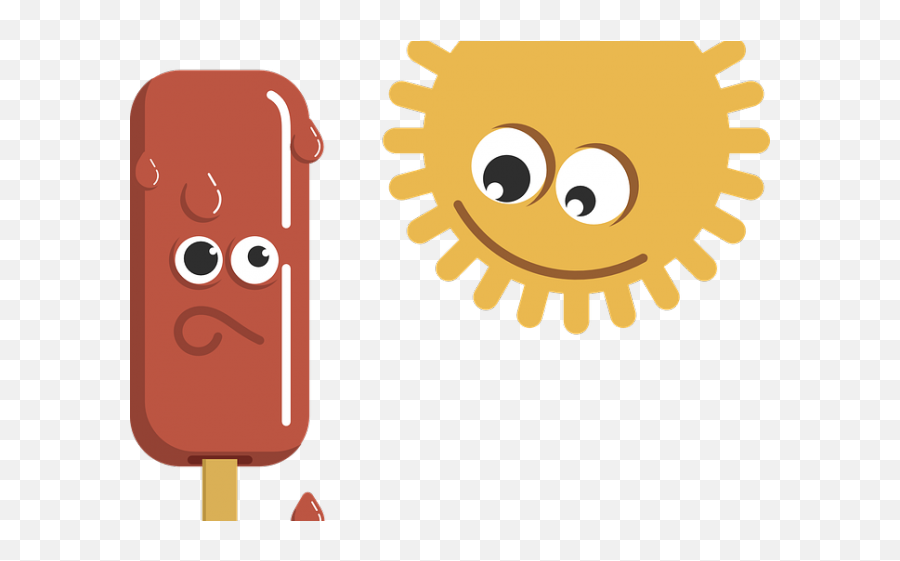 Free Popsicle Clipart - Before The Change Of Ice Cream Emoji,Free Emoticons Flexing Muscles