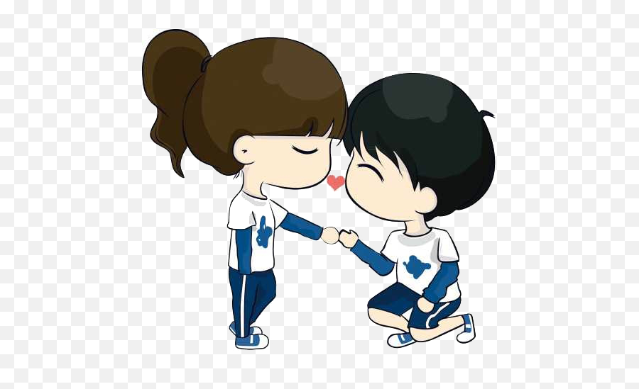 Cute Couple Dp Anime Pinterest - Love You Gugu Emoji,Imagens Emoticons Casal