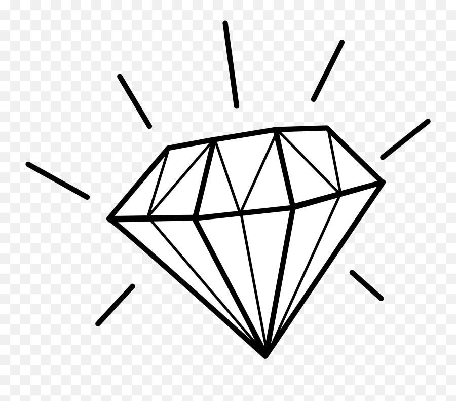 Pink Diamond Emoji Cute Diamond Emoji - Diamond Cartoon Drawing,Diamond Emoji
