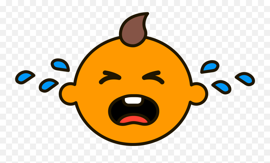 Baby Crying Clipart Free Download Transparent Png Creazilla Emoji,Baby Cry Emoji