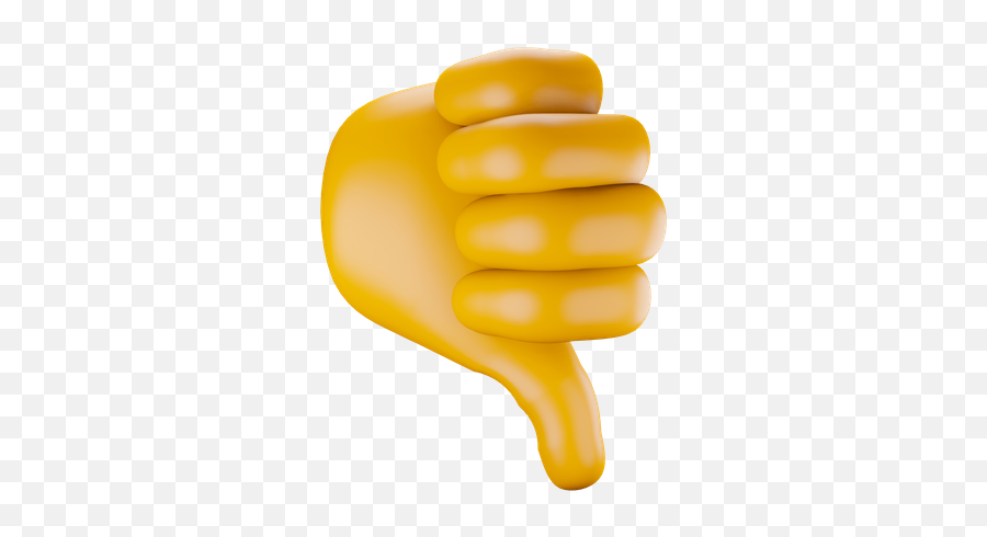 Thumb Down Icon - Download In Glyph Style Emoji,Down Bad Emoji