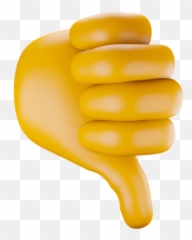 Thumb Down Icon - Download In Glyph Style Emoji,Down Bad Emoji