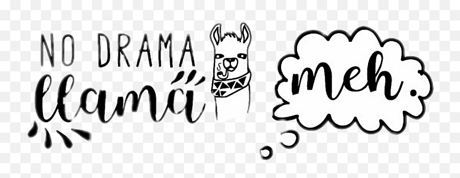 Drama Calligraphyfonts - Dot Emoji,Drama Llama Emoji