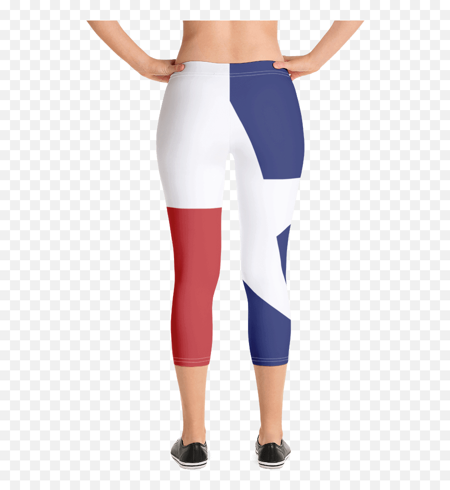 Texas Flag Leggings - Spandex Emoji,Yoga Pants Emoji