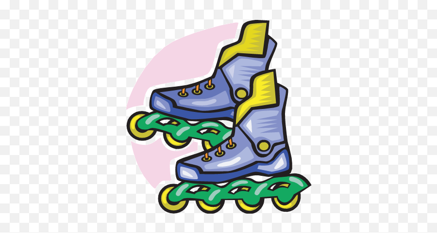 Ice Skates Clip Art - Clip Art Library Clip Art Roller Blade Emoji,Roller Skating Emoji