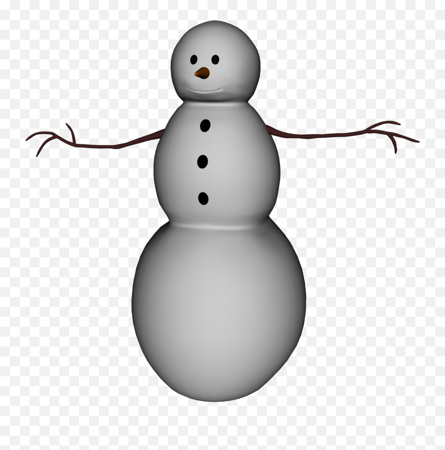 Snowman Body Clipart Black And White - Transparent Snowman Body Parts Emoji,Skinny Heart Emoji