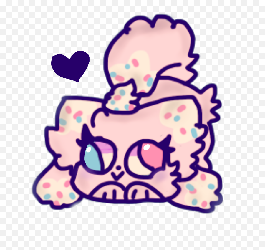 Sticker - Girly Emoji,Cream Puff Emoji