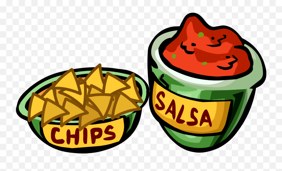 Chips - Chips And Dips Cartoon Emoji,Pita Emoji