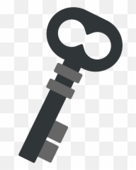 Old Key Emoji - Schlüssel Emoji,Emoji Keys