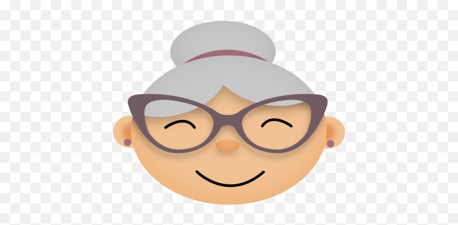 Vintage Memories Grandma Head Graphic By Gina Jones - Happy Emoji,Adult Emoticon Graphics