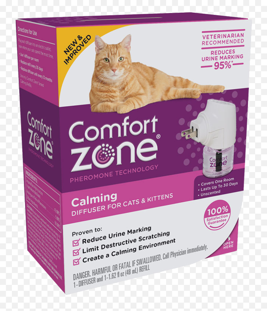 Cat Calming Products - Comfort Zone Calming Diffuser Emoji,Cat Definitely Show Emotion