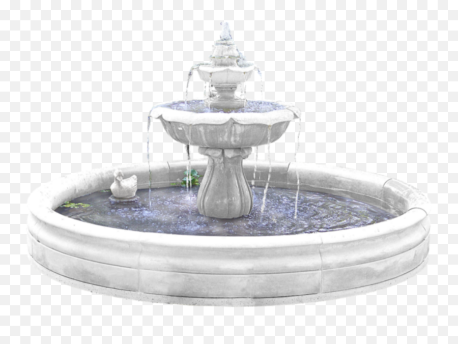 Waterfountain Water Sticker - Garden With Fountain Png Emoji,Water Fountain Emojis