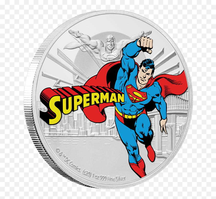 New Zealand Mint Release Superman 1oz Silver Coin - The Superman 1 Oz Silber Emoji,Batman Vs Superman Emoticons How R They Done