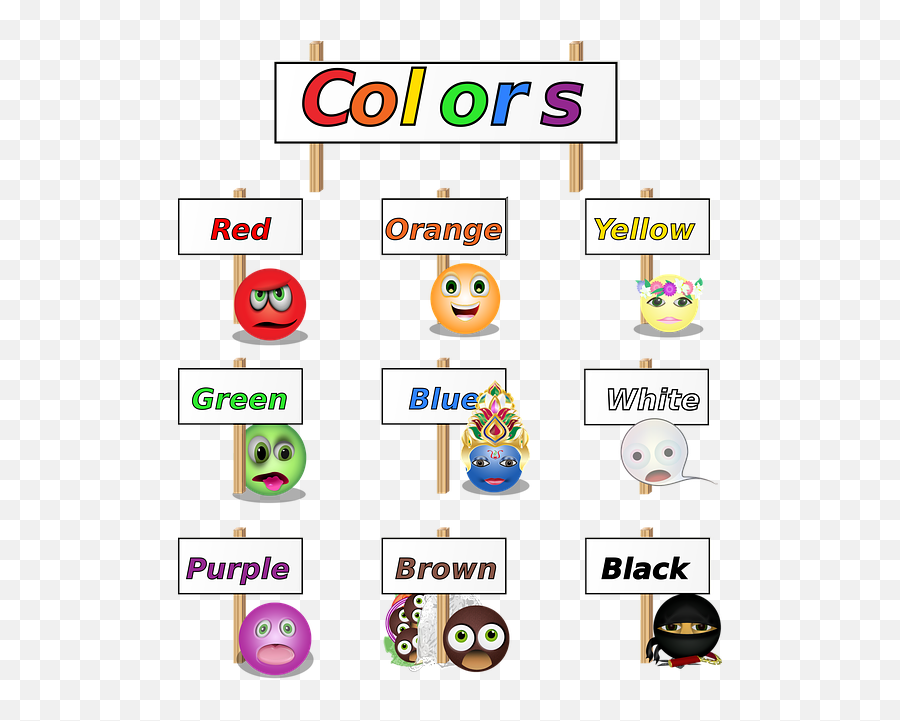 Free Image - Color Emoji,Names Of Smiley Emojis