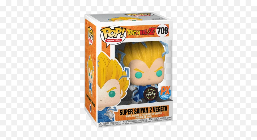 Funko Dragon Ball Z - Funko Pop Vegeta Super Saiyan 2 Emoji,Super Saiyan 2 Vegeta & Bulma- Outburst Of Emotion