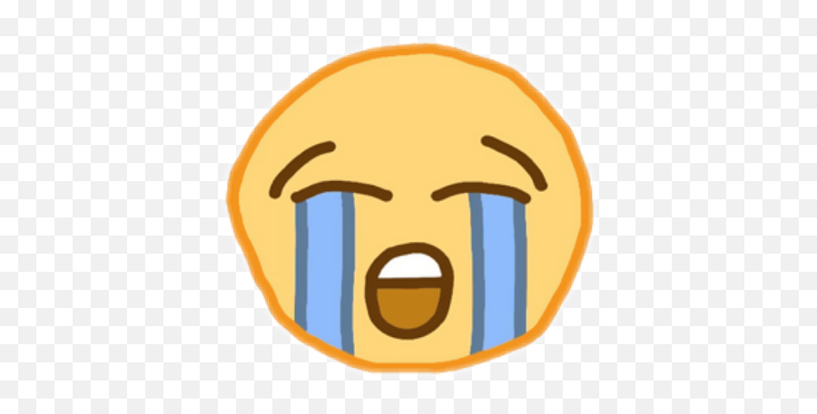Emoji Smiley Laugh Face Lol Sticker By Nassima - Crying Emoji Overlay,Lol Emoji Face
