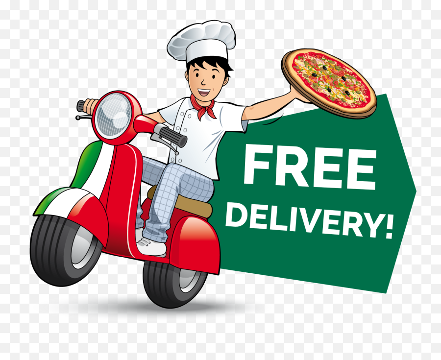 Transparent Pizza Delivery Png Clipart - Livraison Pizza Emoji,Pizza Man Emoji