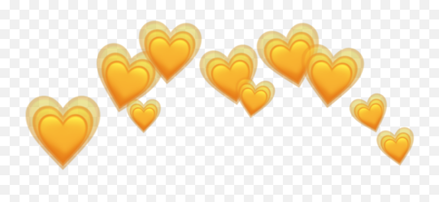 Yellow - Orange Aesthetic Anime Girl Emoji,Yellow Heart Emoji