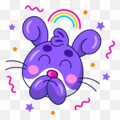Embarrassed Stickers - Hình Pháo Hoa Png Emoji,Bunny Pixel Emoticons