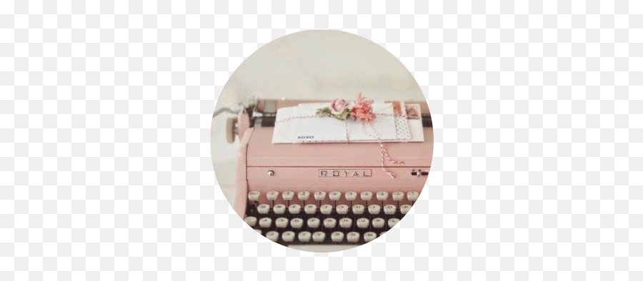 Pink Typewriter Sticker - Typewriter Emoji,Typewriter Emoji