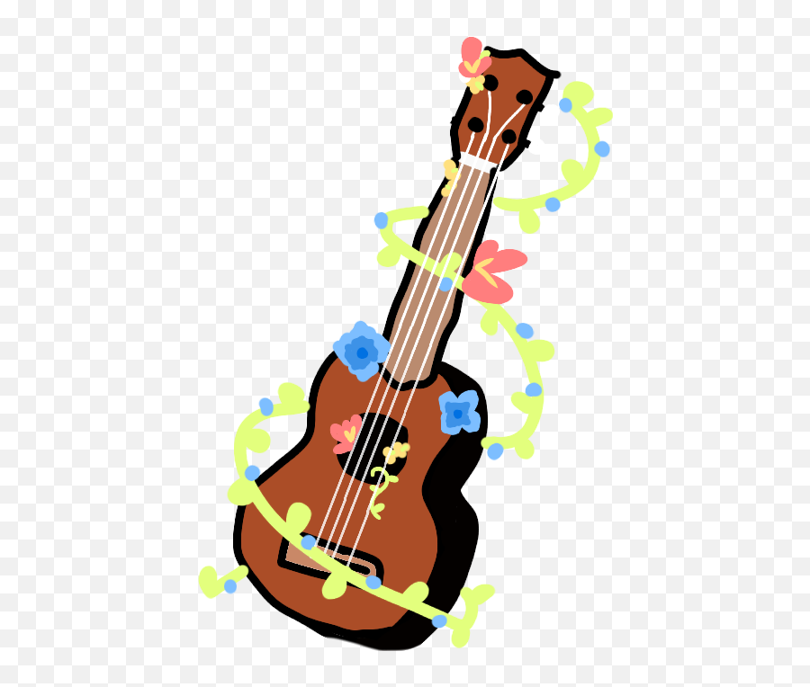 Ukulele Sticker Challenge On Picsart - Transparent Ukulele Drawing Emoji,Ukulele Anime Emojis