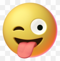 Tongue Emoticon Animated 1 Emoji,Lick Emoji