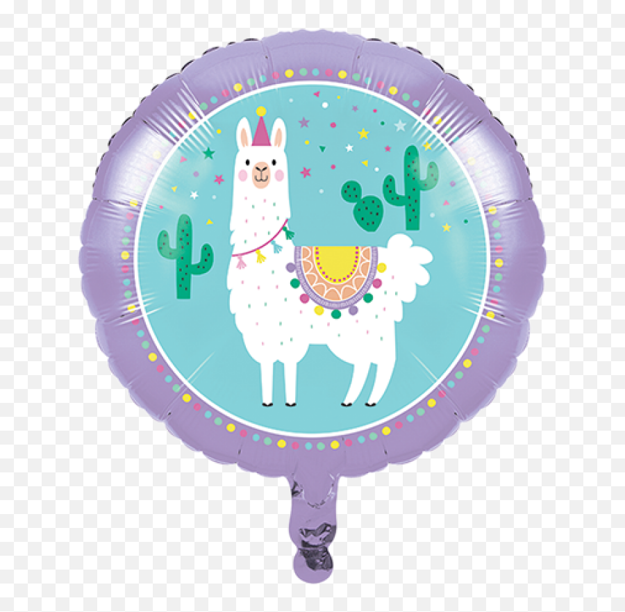 45cm Llama Party Foil Balloon - Balloon Emoji,Llama Emoticon