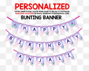 Personalized Mermaid Birthday Party Cake Topper Combo Emoji,Emojis Wparty Hat