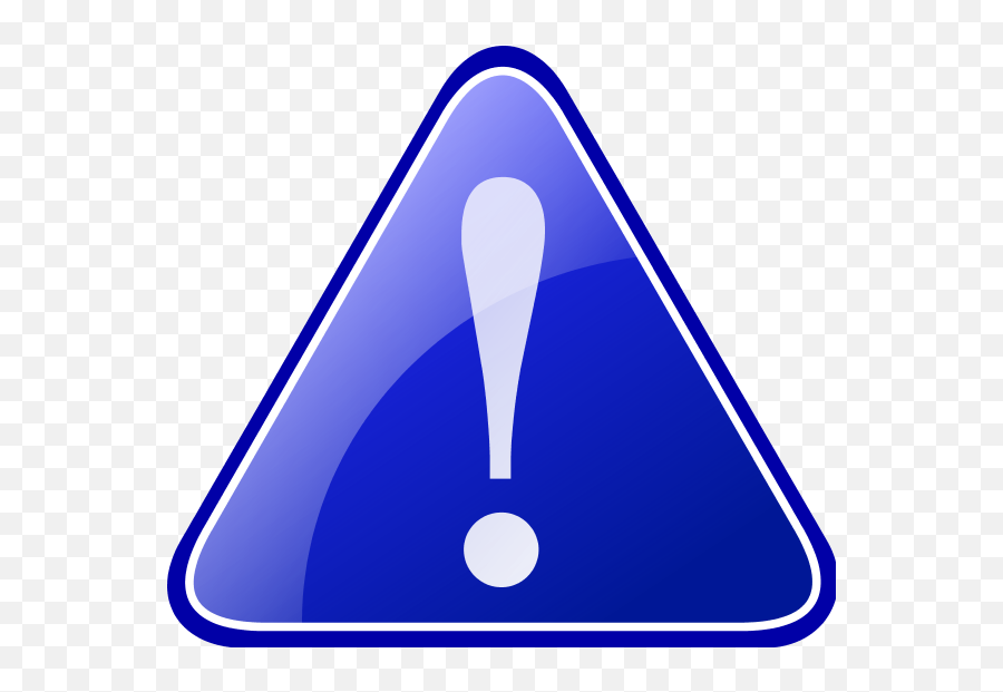 Blue Exclamation Mark - Clipart Best Emoji,Triangle Esclamation Emoji
