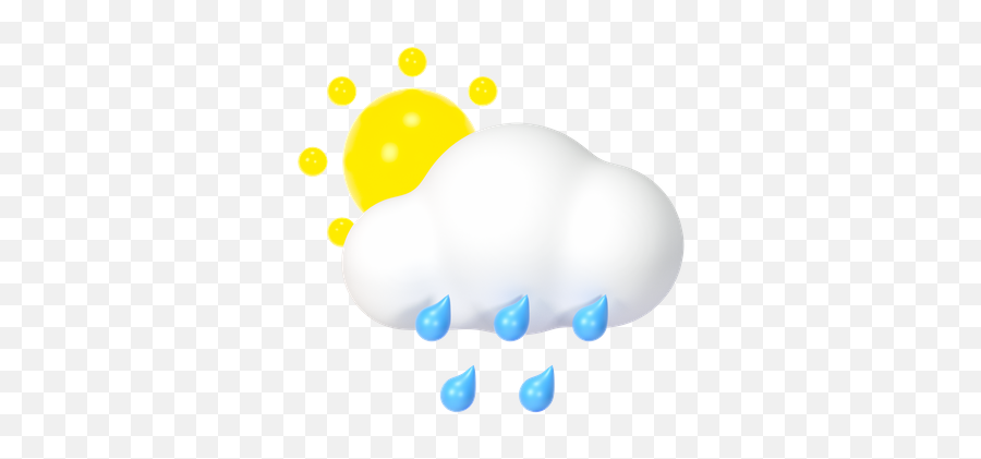 Premium Cloudy Day 3d Illustration Download In Png Obj Or Emoji,Mostly Sunny Emojis