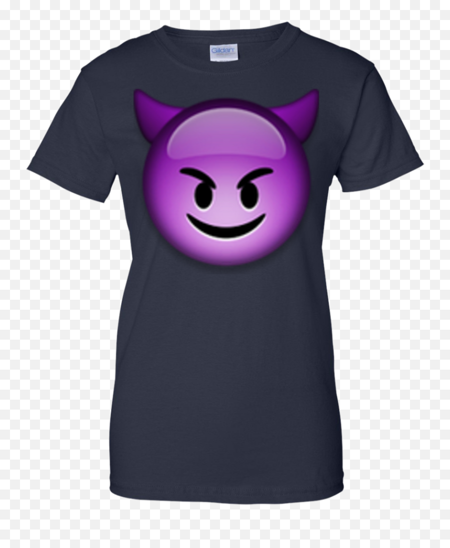 Emoji - Smiling Face With Horns T Shirt U0026 Hoodie U2013 1920tee,Purple Emoji