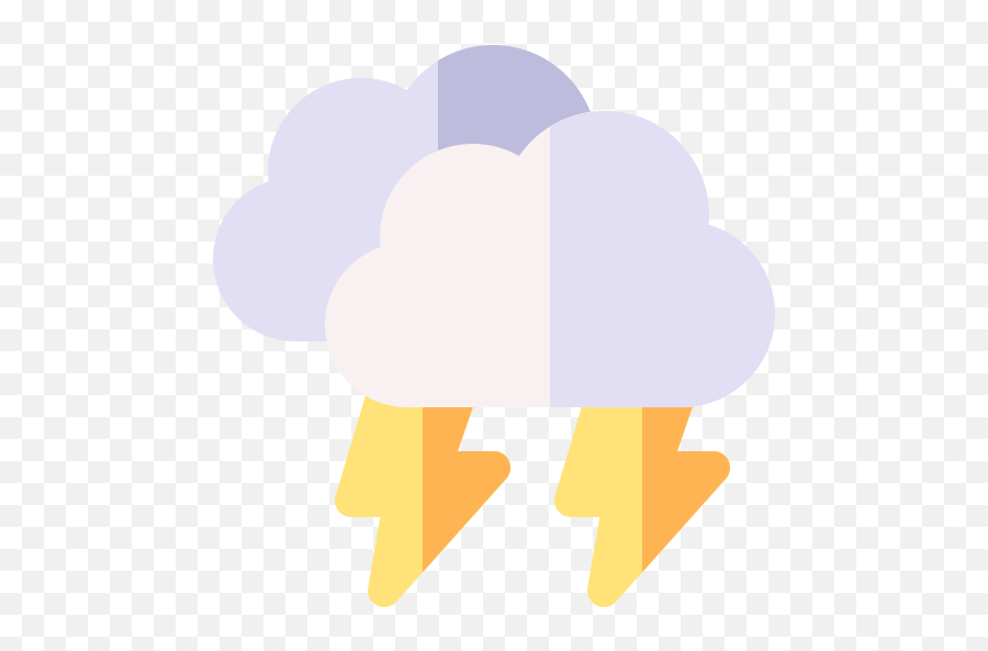 Thunderstorm - Free Weather Icons Emoji,Thunder Emoji