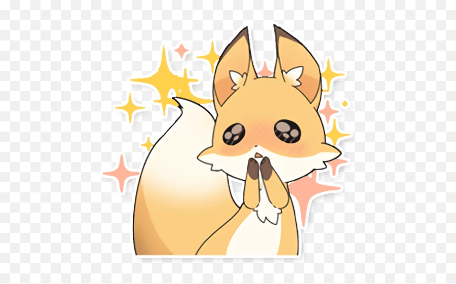 Telegram Sticker From Girly Fox Remastered Pack Emoji,Fox Emoji Copy Paste Discord