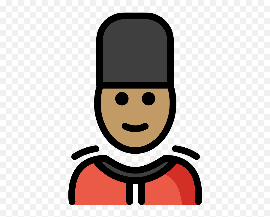 Guard Emoji Clipart - Human Skin Color,Guard Emoji