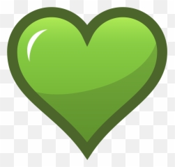 Clipart Love Icon Clipart Love Icon - Green Heart Cartoon Png Emoji,Green Heart Emoji Meaning