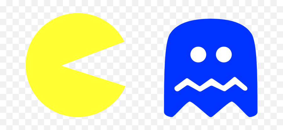 Pacman Blue Ghost Png - Pac Man Png Gif Full Size Png Blue Pac Man Ghost Emoji,Ghost Emoji Png
