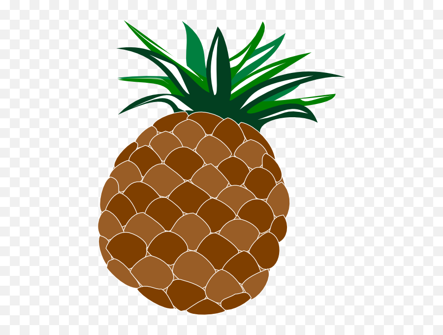 Luau Pineapple Clip Art Related Keywords - Clipartix Green Pineapple Clipart Emoji,Pineapple Emoji