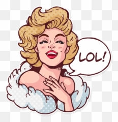 Telegram Sticker Packs - Stickers Marilyn Emoji,Marilyn Monroe Emoji