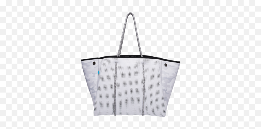 Ivy Neopren Einkaufstasche Weiß Camo - Chuchka Sie Sind Neoprene Bag Tote Bag Emoji,The Emotions Of A Woman Shopper