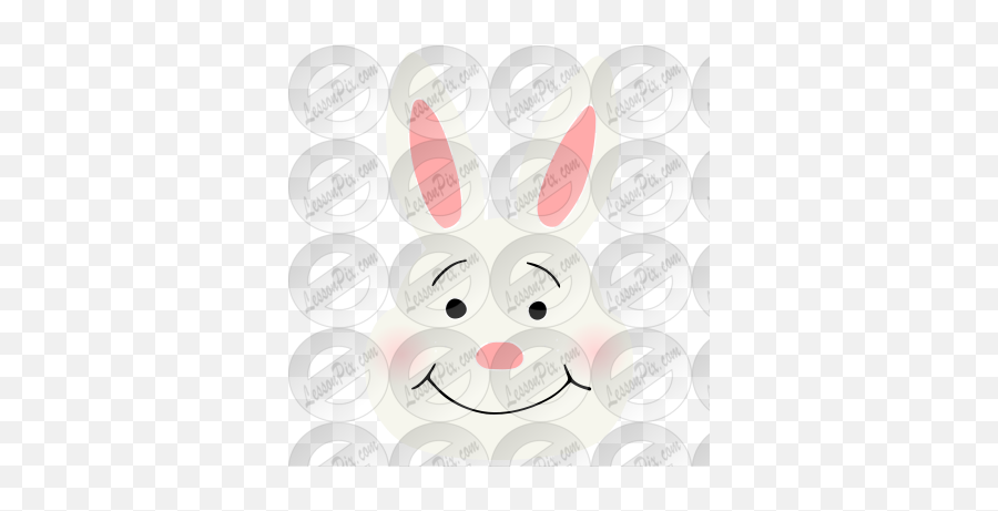 Happy Bunny Stencil For Classroom Therapy Use - Great Jordanian Air Force Emoji,Rabbit Emoticon