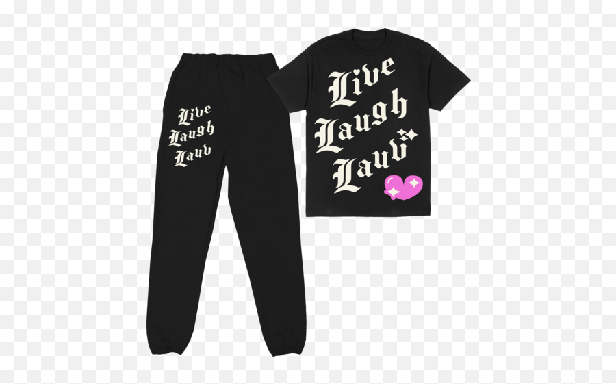Official Lauv Store - Sweatpants Emoji,Printable Black And White Sweating Emotion Face