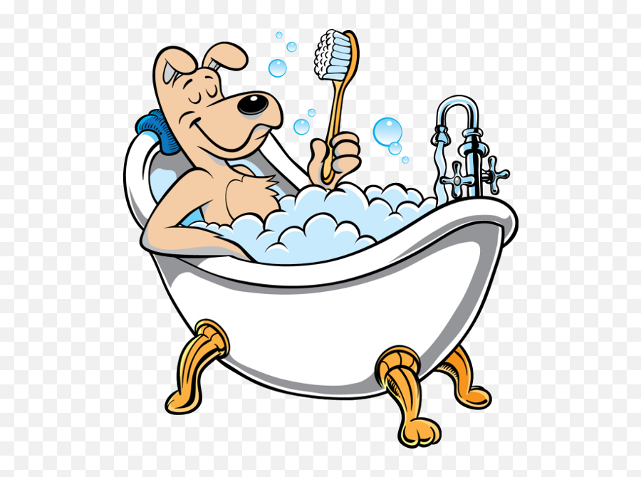 Pin On Animal Art - Bath Clipart Emoji,Doggie Emoticon