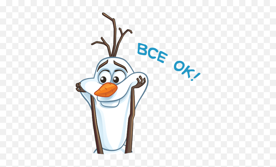 Vk Sticker 8 From Collection Olaf From Frozen Download Emoji,Disney Emoji Olaf