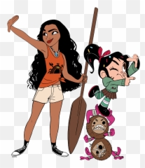 Pin - Moana Ralph Breaks The Internet Png Emoji,Tramp Emoji Disney