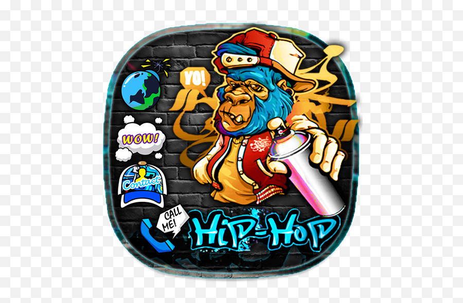 Hip - Cartoon Graffiti Emoji,Hip Hop Emoji Graffiti