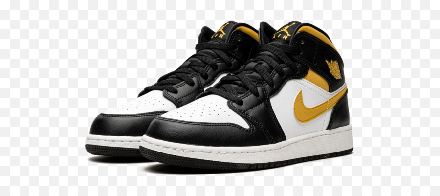 Air Jordan 1 Mid Gs Black - Air Jordan 1 Mid Equality Emoji,How To Get Jordan Shoe Emojis