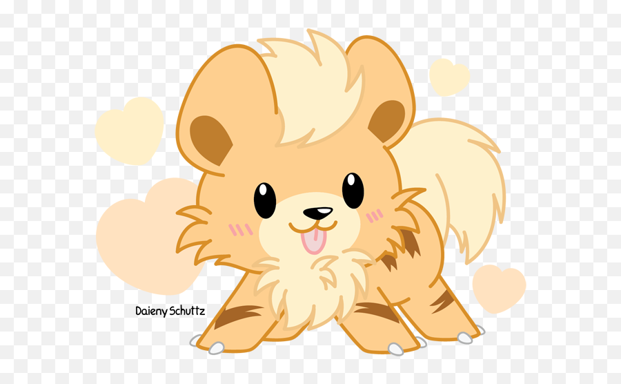 Download Pumpkin Guts Logs - Chibi Growlithe Full Size Png Happy Emoji,Chibi Emoji